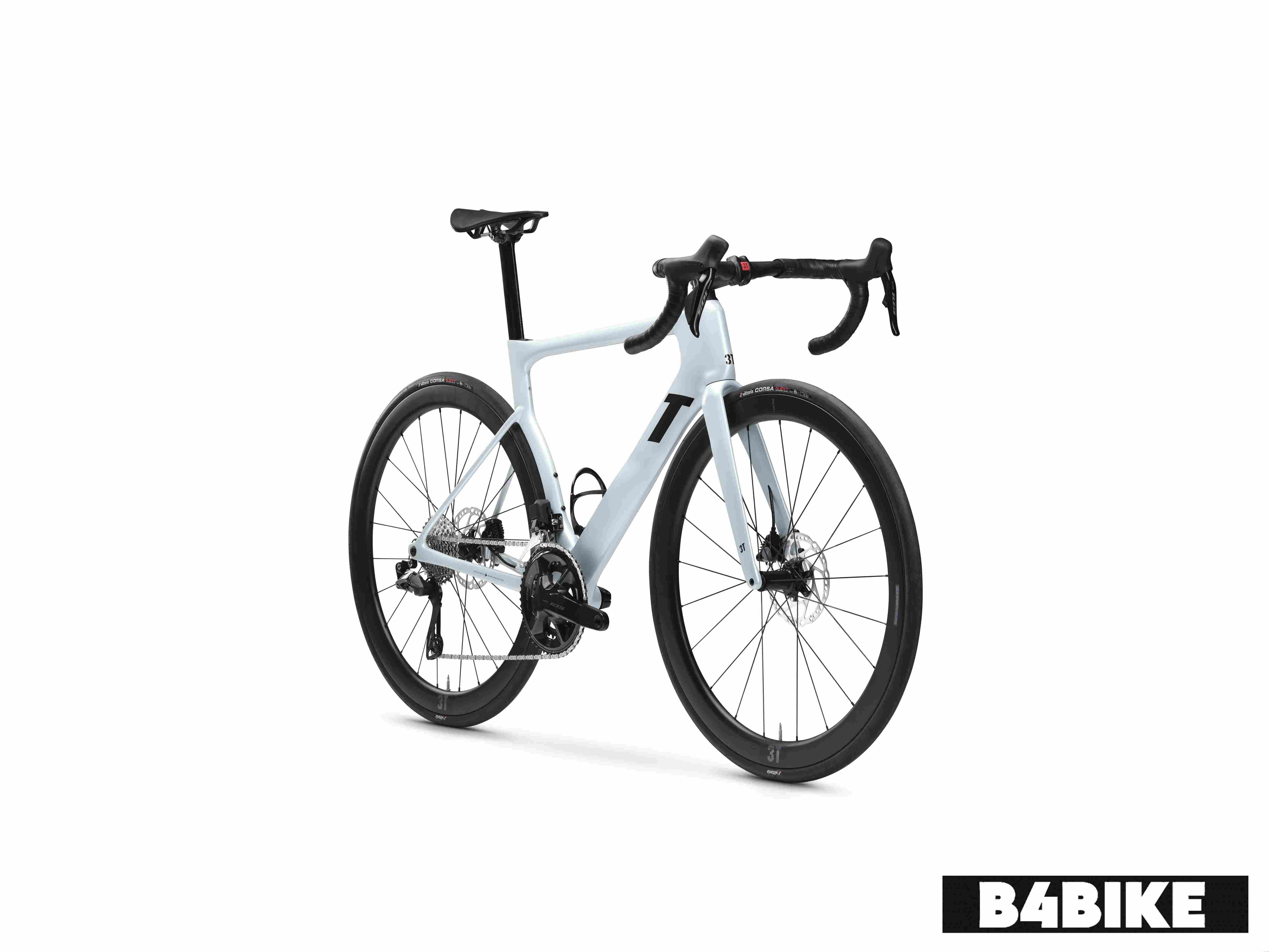 3T Strada 105 Di2 2x12 Carbon Ice/Grey