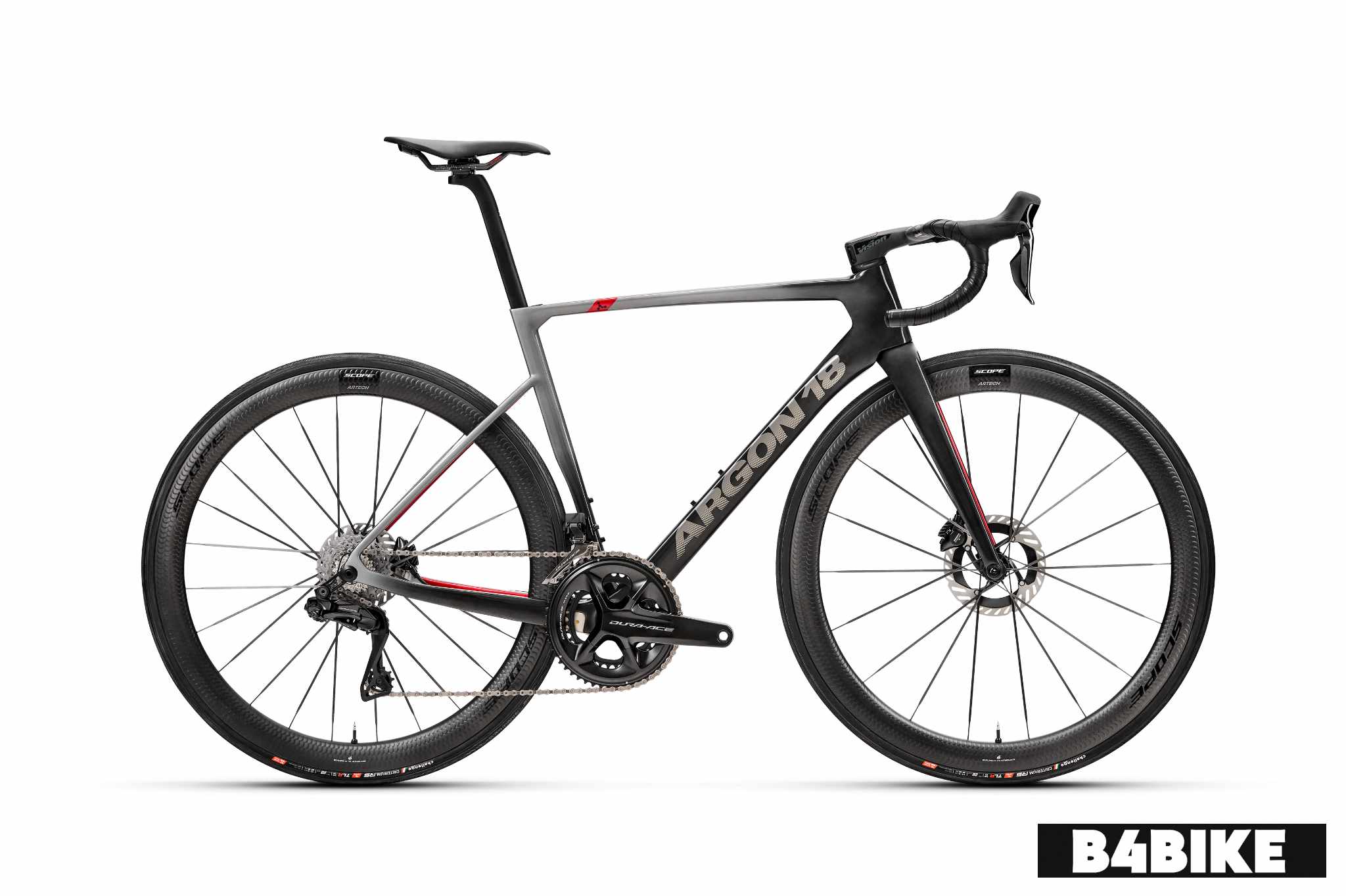 Argon 18 Sum Pro Shimano Dura-Ace Di2 Titanium / Racing Red