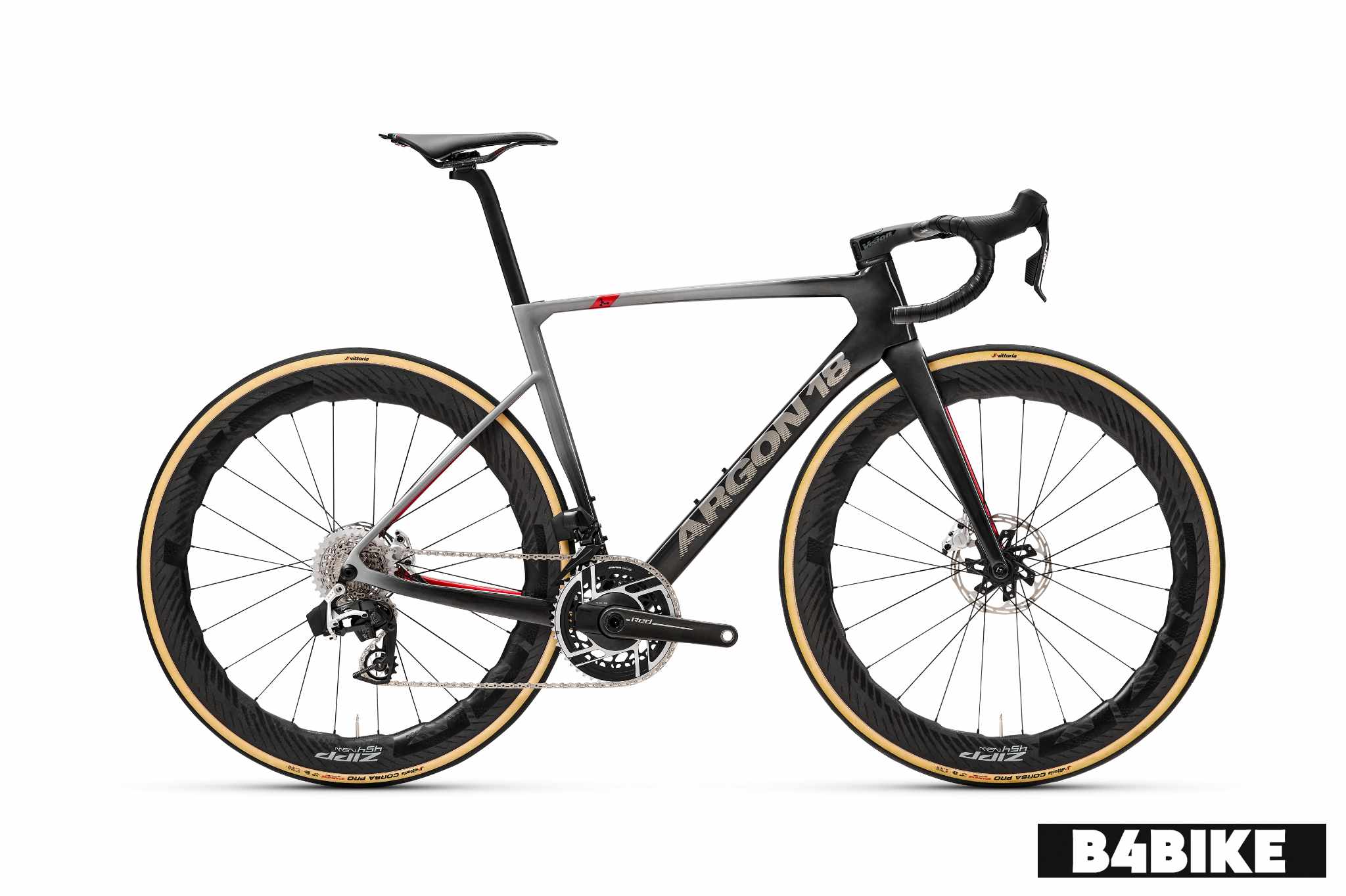 Argon 18 Sum Pro SRAM Red AXS Titanium / Racing Red