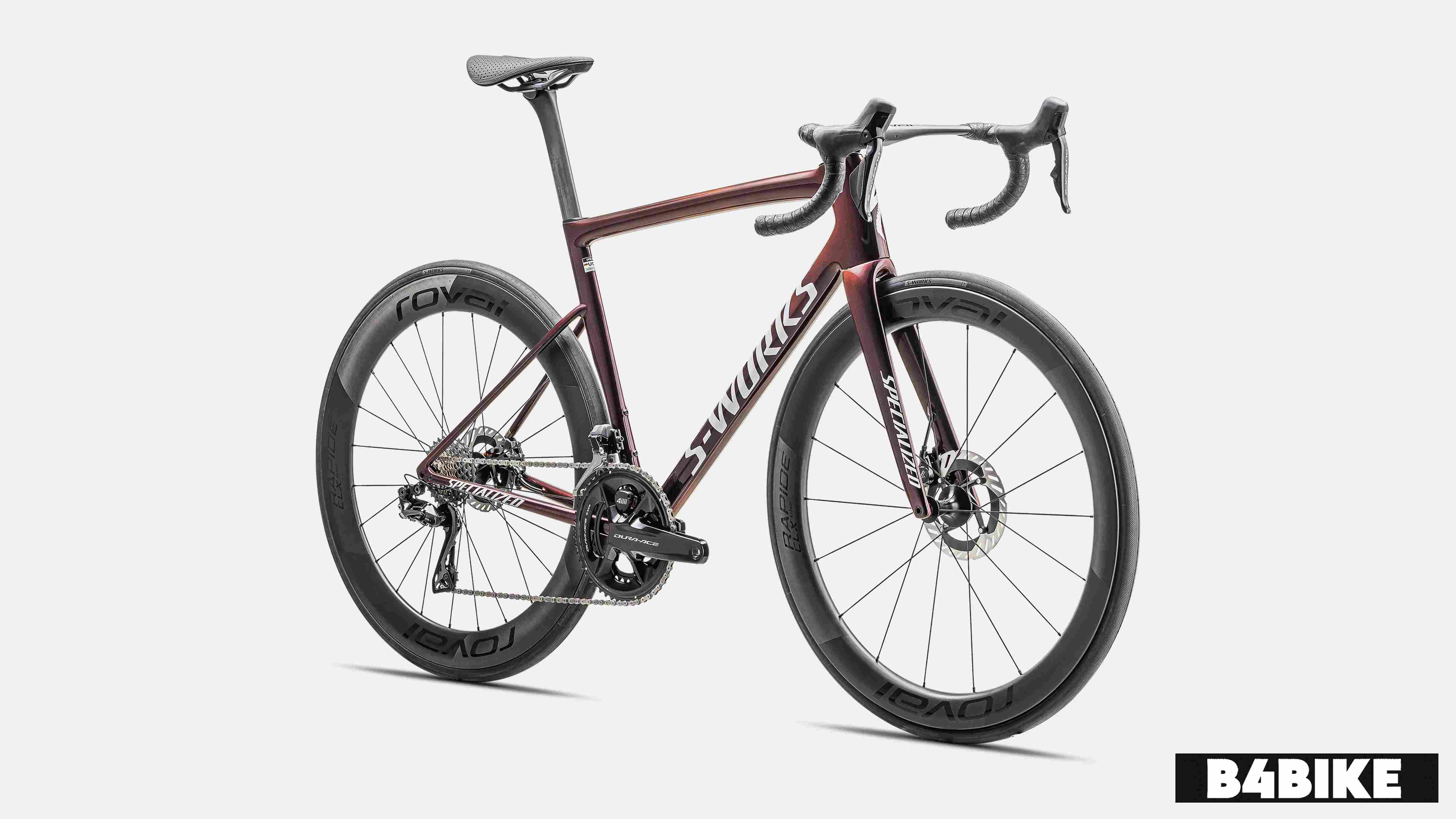 Specialized S-Works Tarmac SL8 Gloss Solidity / Red To Black Pearl / Metallic White Silver
