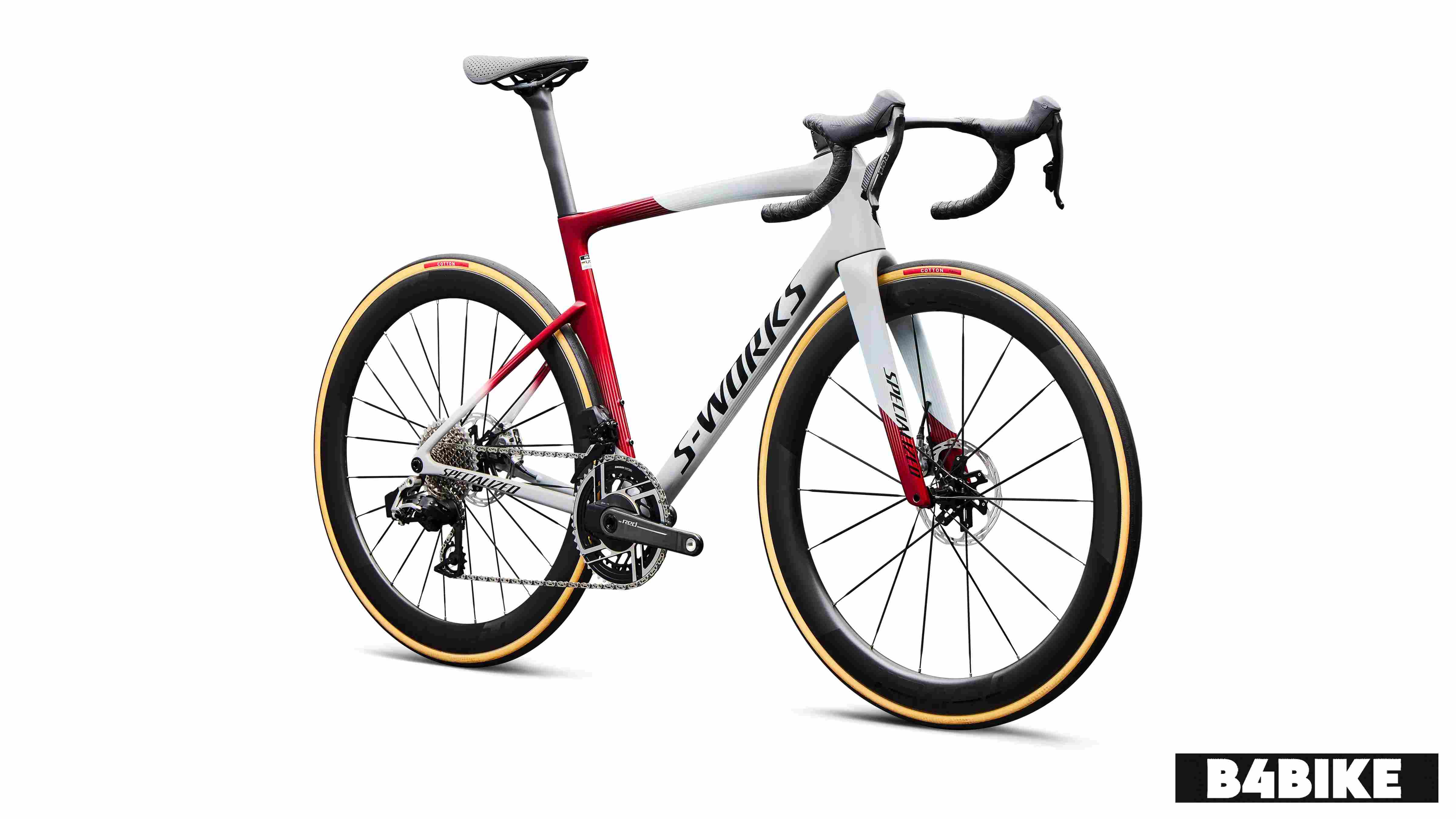 Specialized S-Works Tarmac SL9 SRAM Red AXS Gloss White Silver Metallic