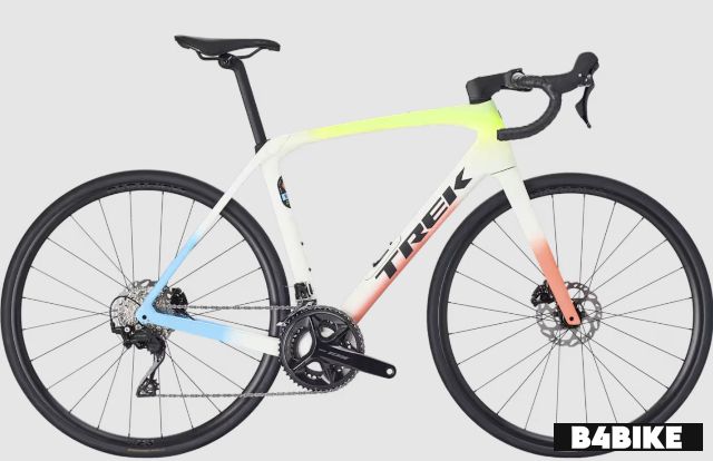 Trek Domane SL 5 Gen 4 Era White/Glowstick/Coral Fade