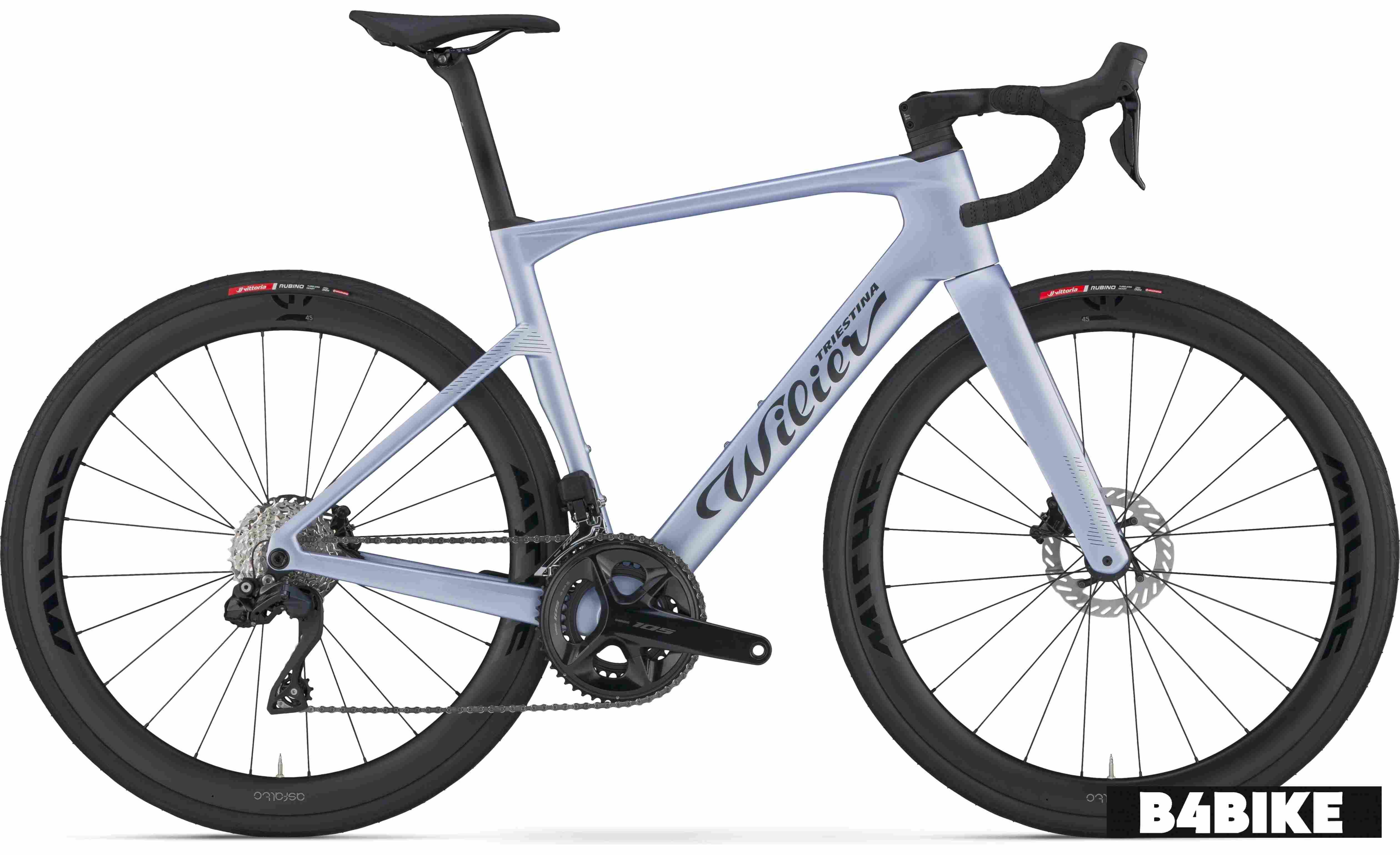 Wilier Triestina Rapida Shimano 105 Di2 2x12 R7150 Dusk Grey - Matt